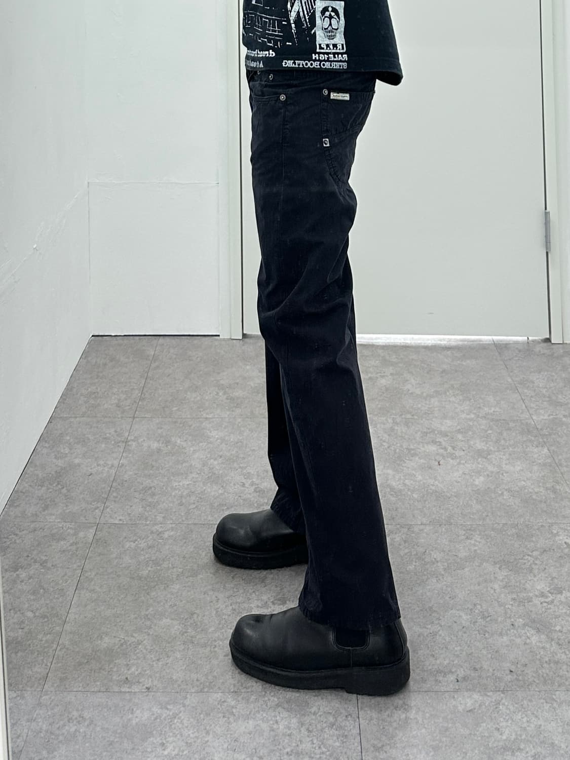 FREESOUL cotton black pants 상품이미지2
