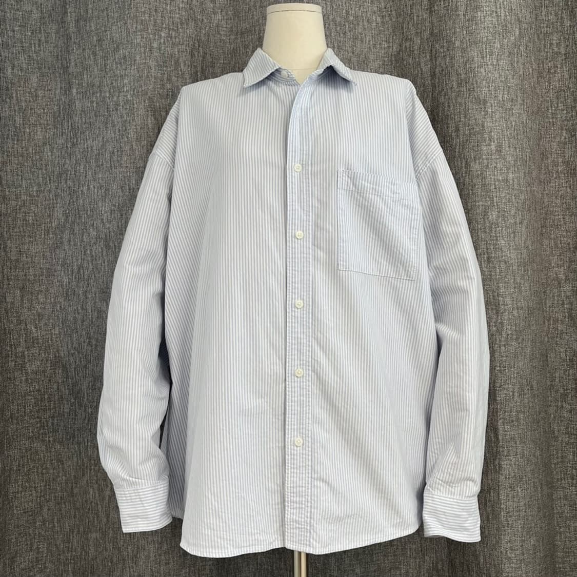 무신사스탠다드 스트라이프 셔츠/무탠다드/#3587 상품이미지1