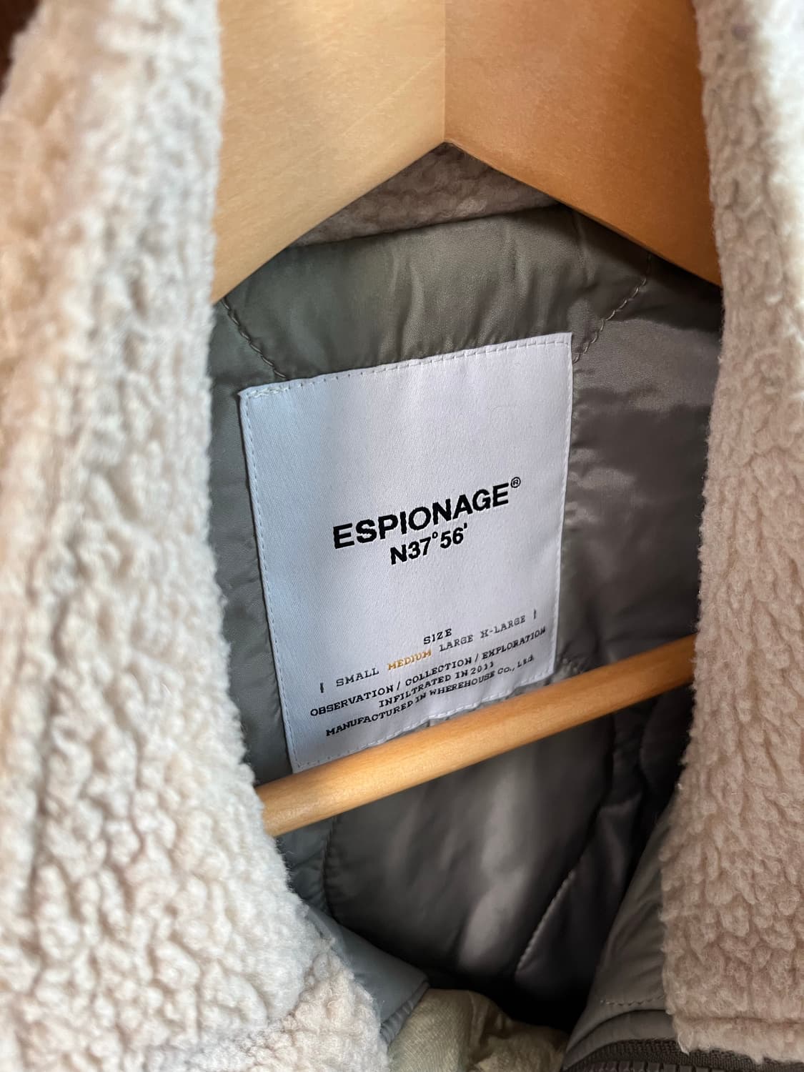 espionage fleece jacket 상품이미지2