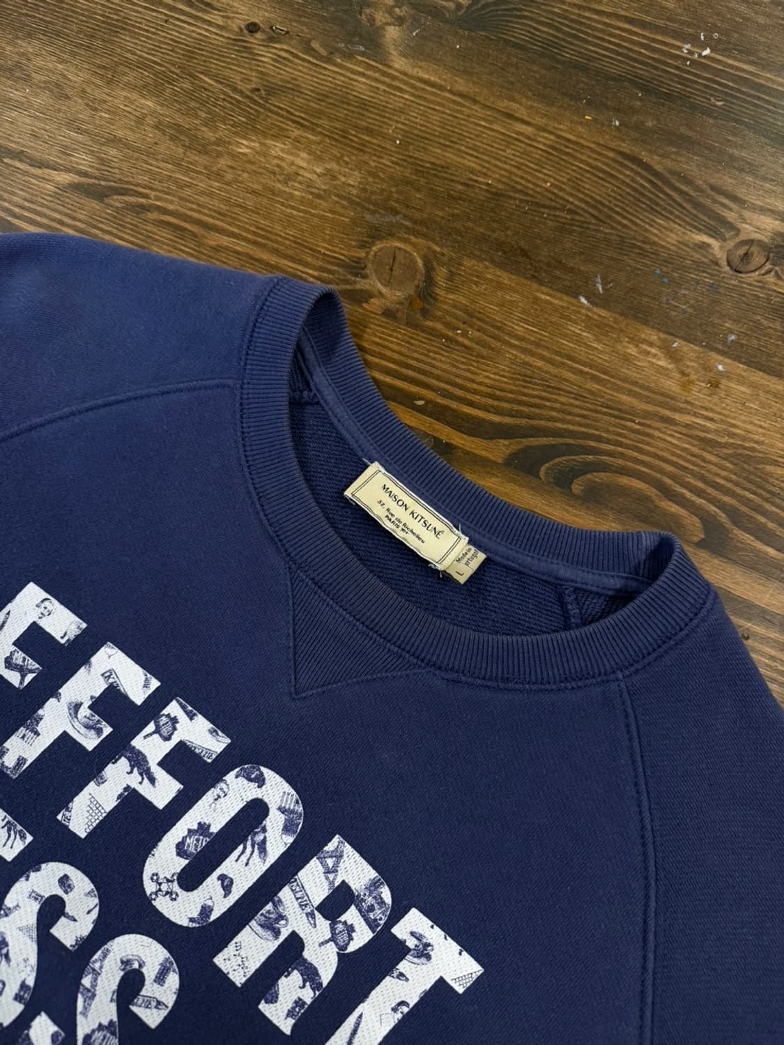 메종키츠네 레터링 맨투맨 66~77 상품이미지7