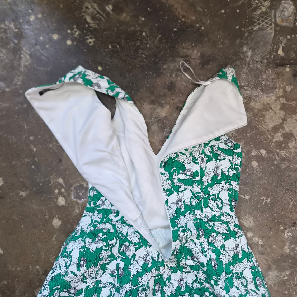 M) ZARA 자라 플라워 나염 원피스 상품이미지4