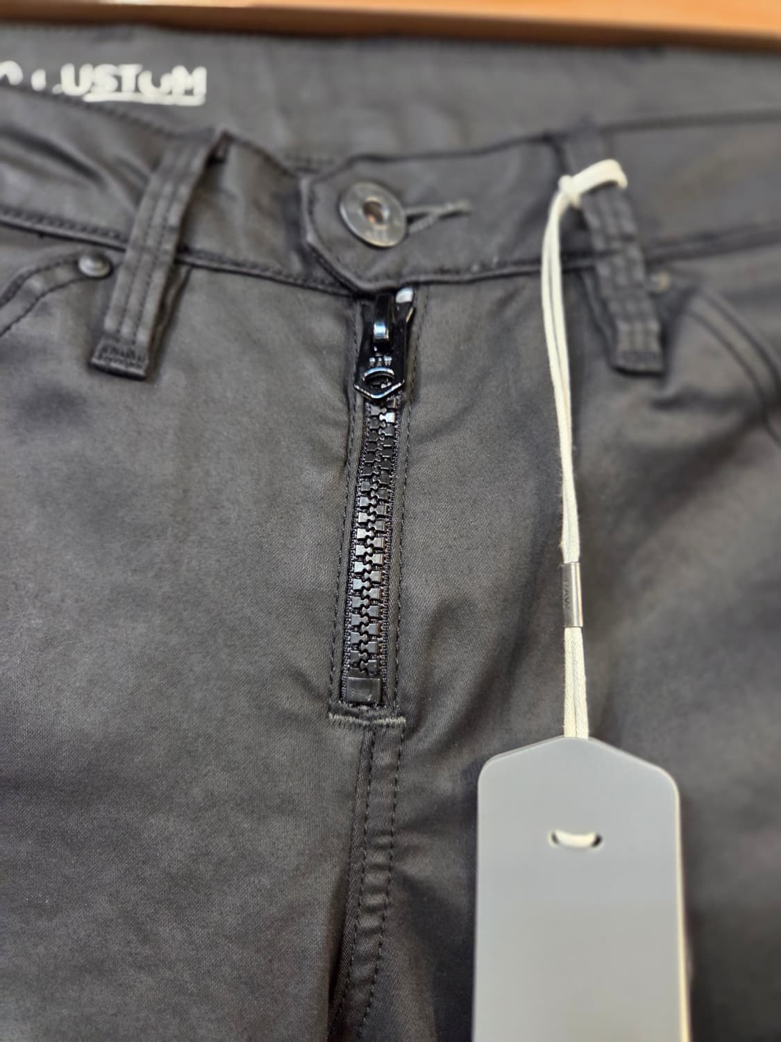 G-STAR스텔라커스텀 블랙 바이커진 (W26/L32) 상품이미지3