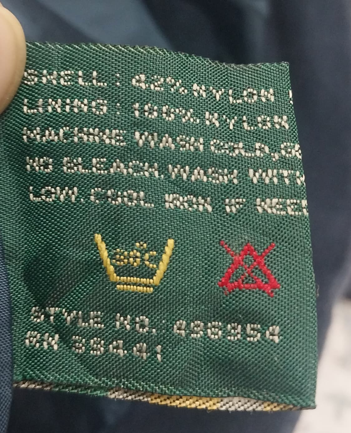 다커스 골프 체크 바람막이 웜업자켓 L (크게나옴) 상품이미지5