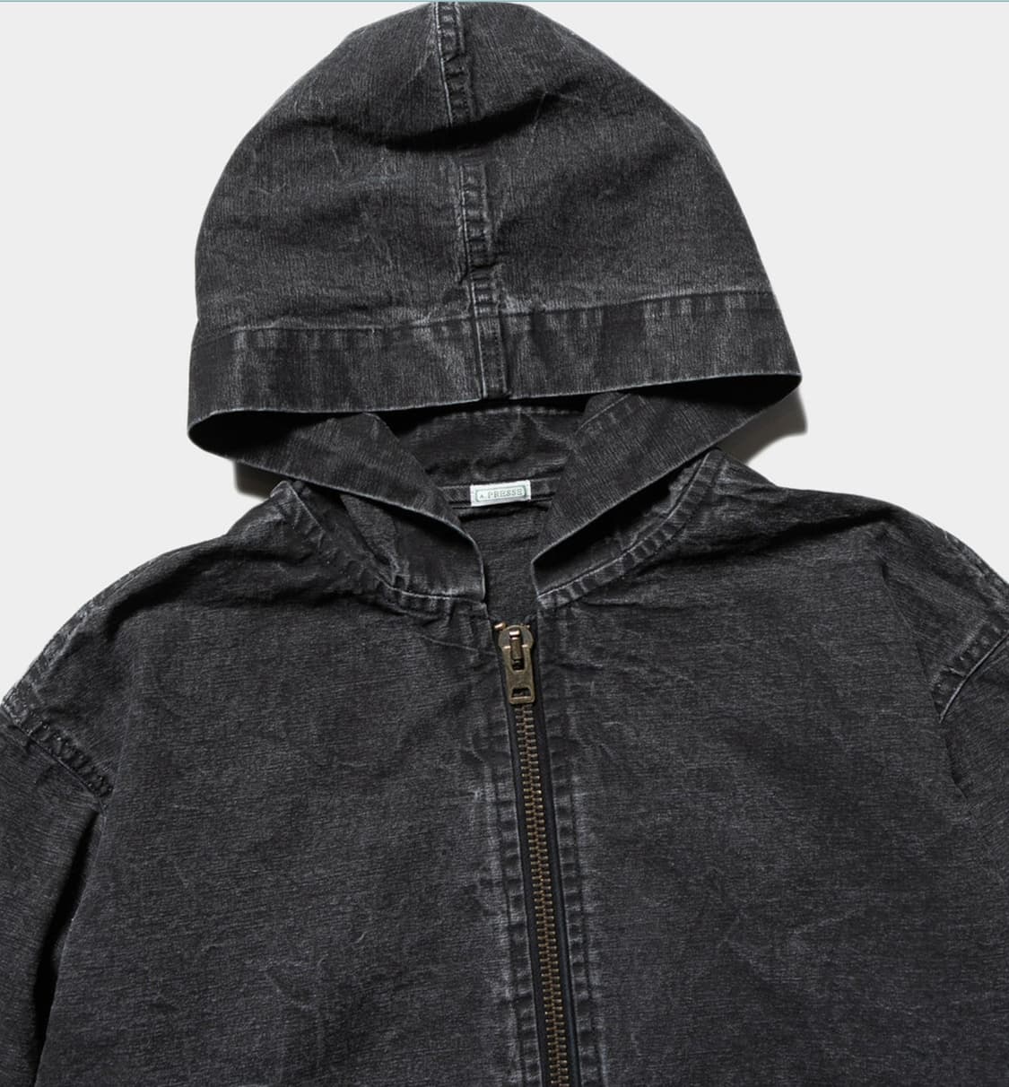 A.PRESSE VINTAGE US NAVY ZIP HOODIE 상품이미지8