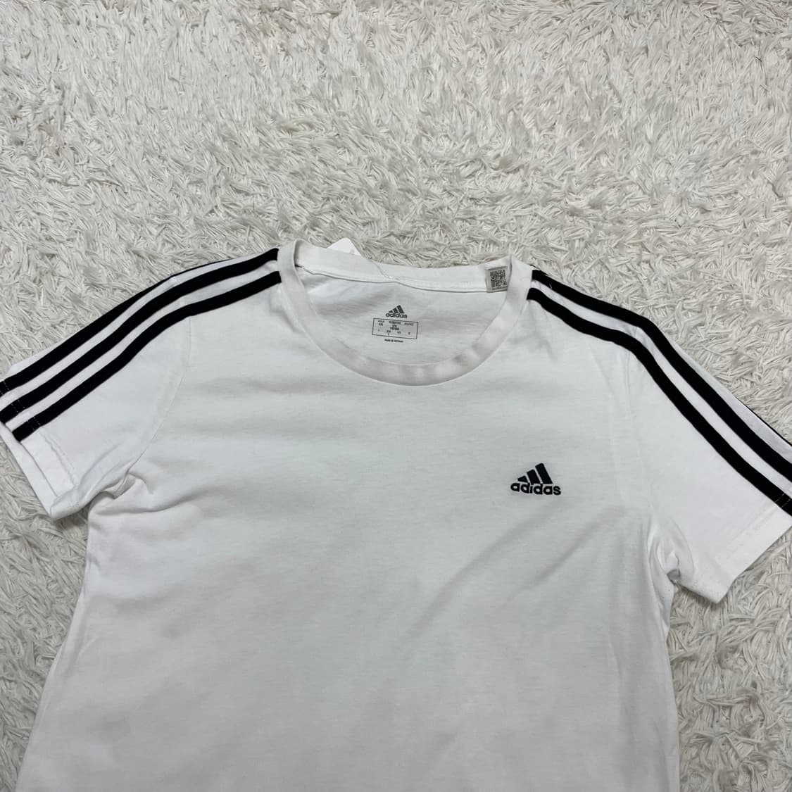 Adidas white 3-stripes t-shirt 상품이미지5