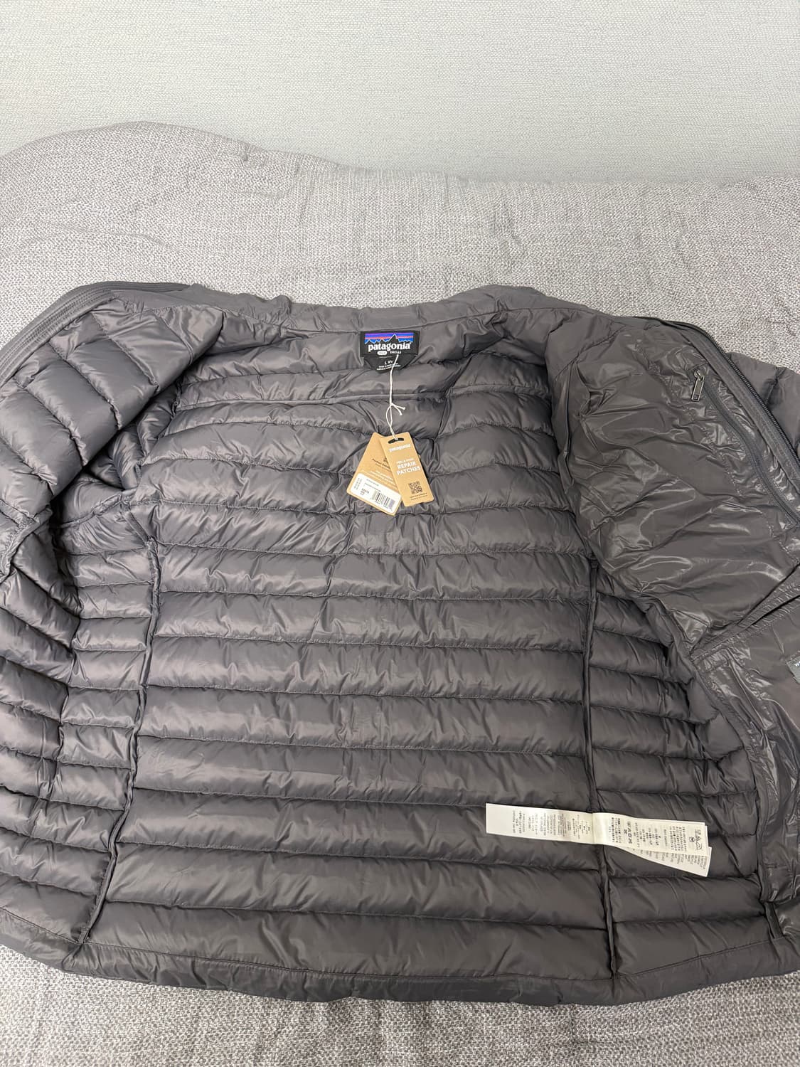 [L] 파타고니아 다운스웨터 포지 그레이 상품이미지3
