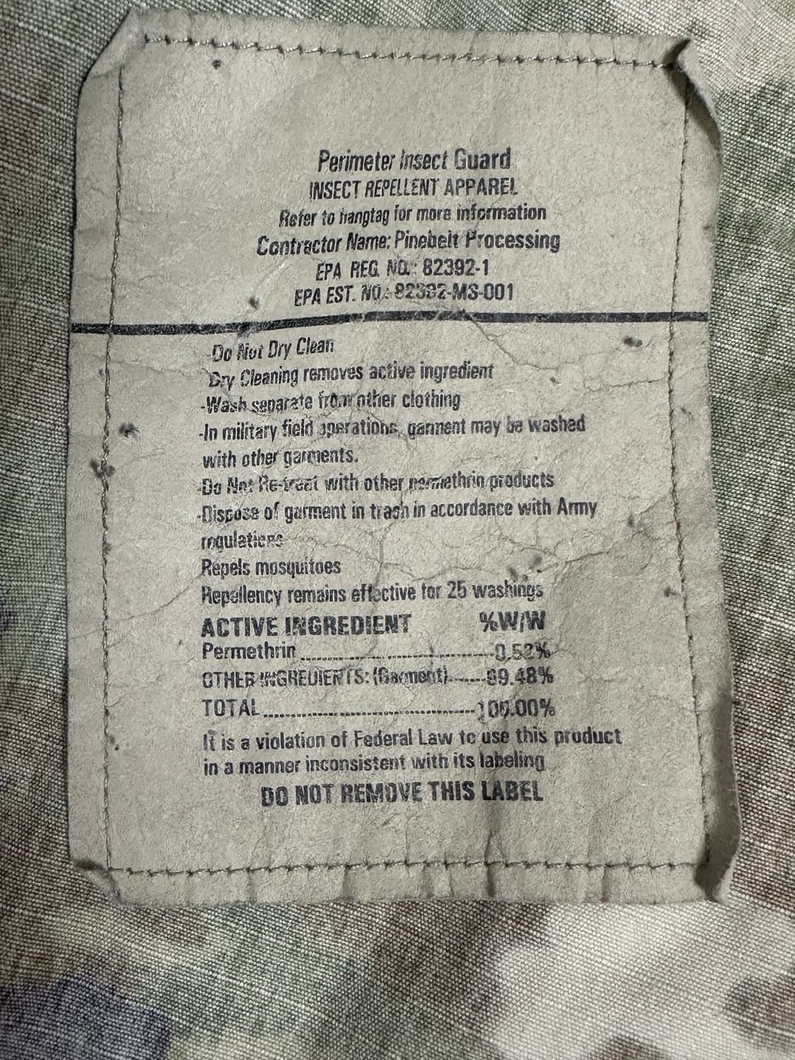 미군 OCP 멀티캠 전투복 상의 (L/XL) (XL) 상품이미지8