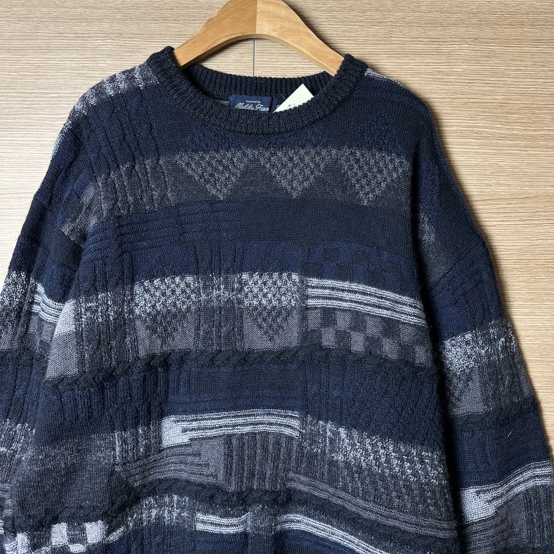 울 100% 케이블니트 상품이미지2