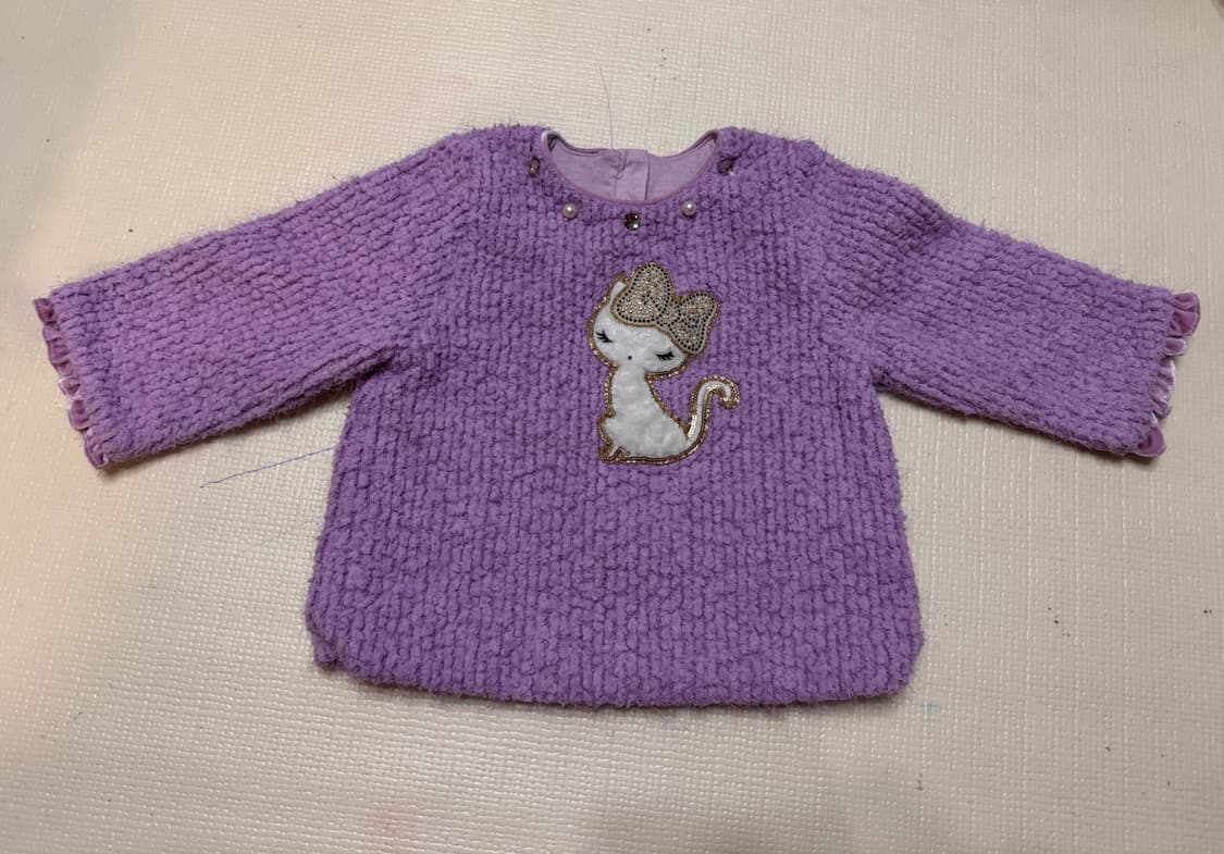 프렌치캣 키즈 뽀글이 상의 120 상품이미지1