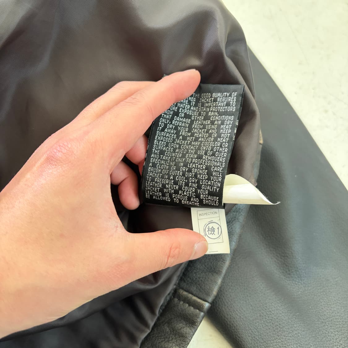 Kirkland 빈티지 양가죽 싱글 가죽자켓 M 상품이미지8