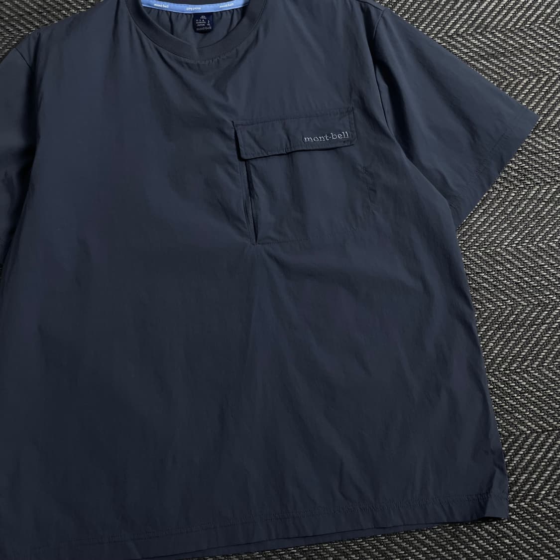 몽벨 아치로고 나일론 포켓 반팔 우븐 웜업 y 3866 상품이미지3