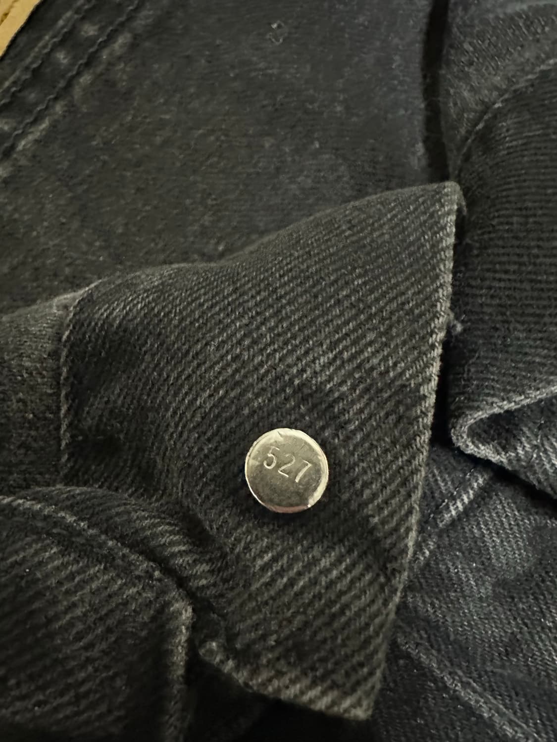 리바이스 70598-4159 L 블랙 데님 자켓 USA 상품이미지4