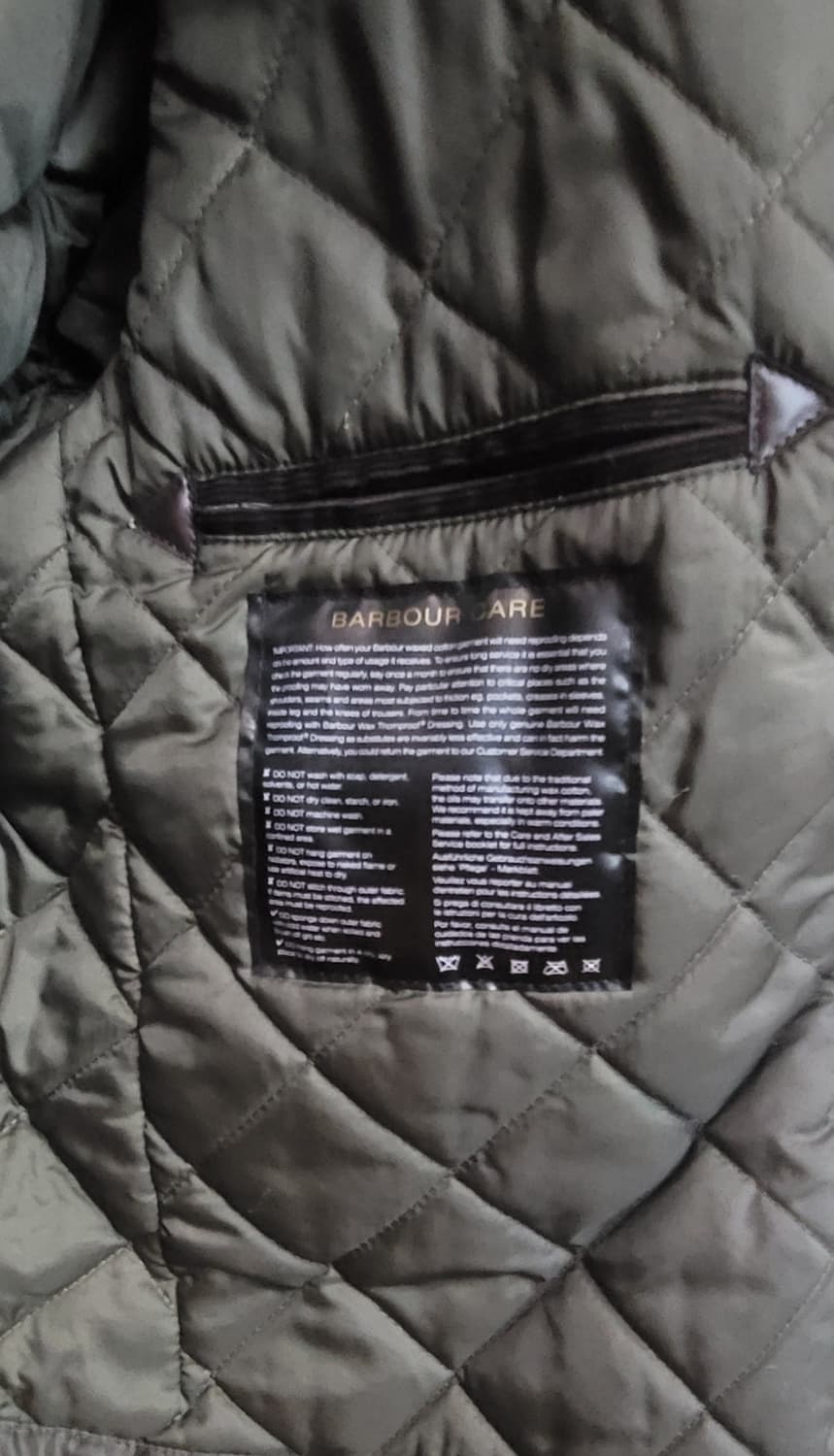 바버 인터내셔널 듀크 자켓 M 상품이미지4