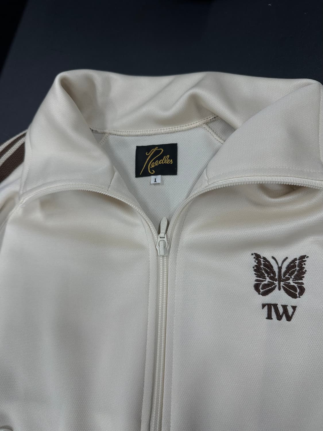 니들스 X TW 트랙 자켓 집업 베이지 브라운 상품이미지5