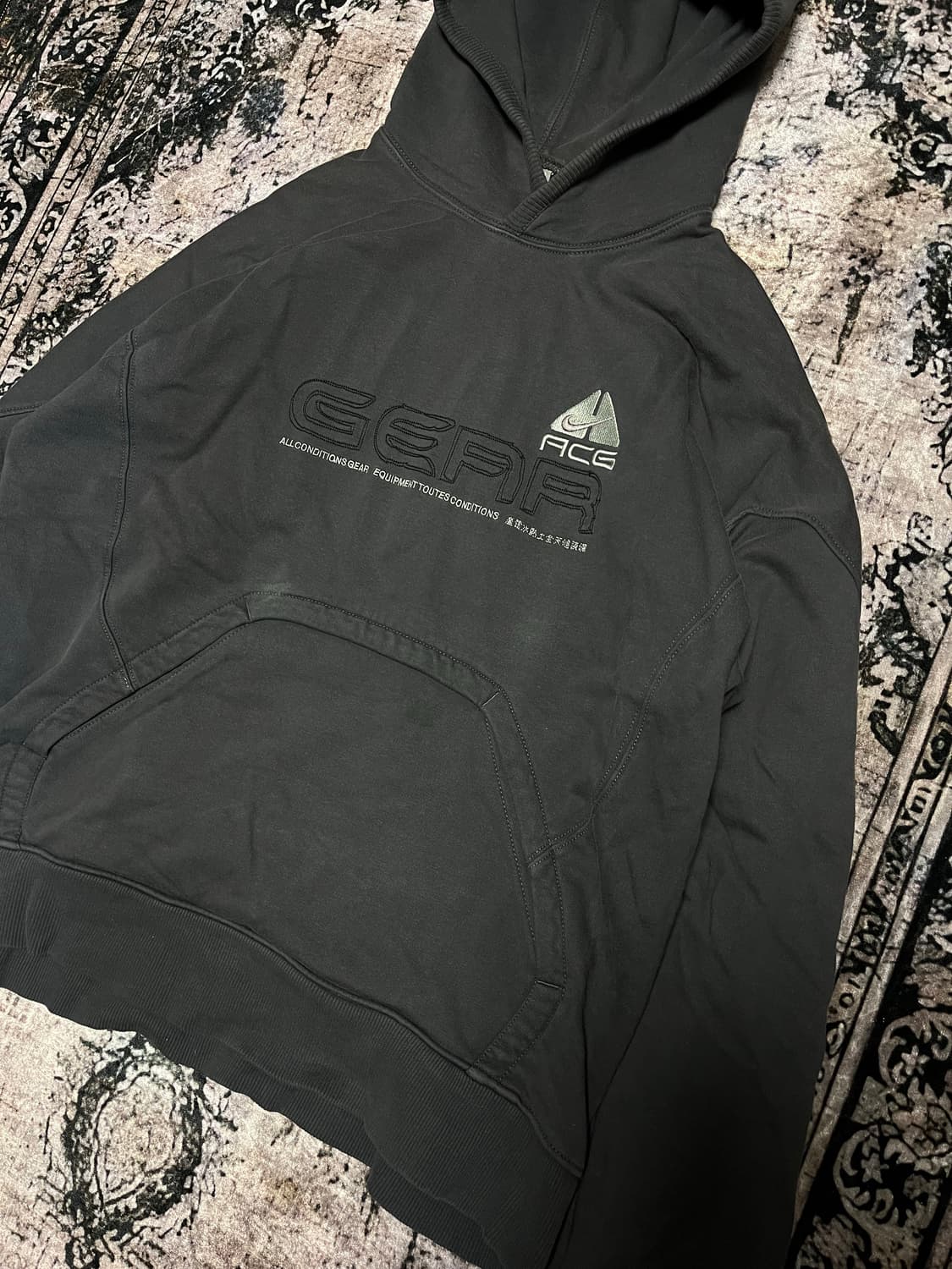 나이키 ACG 차콜 그레이 후드집업 L 상품이미지1