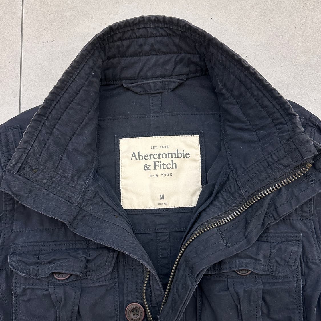 아베크롬비 센티넬 M-65 필드자켓 네이비 상품이미지4