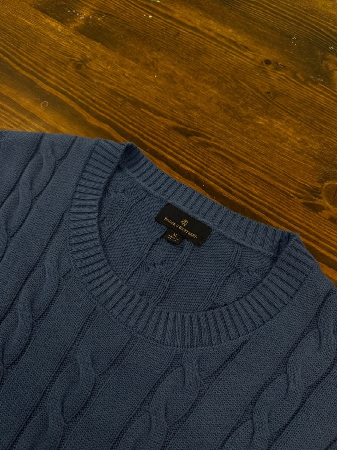 브룩스 브라더스 케이블 니트 100 상품이미지7