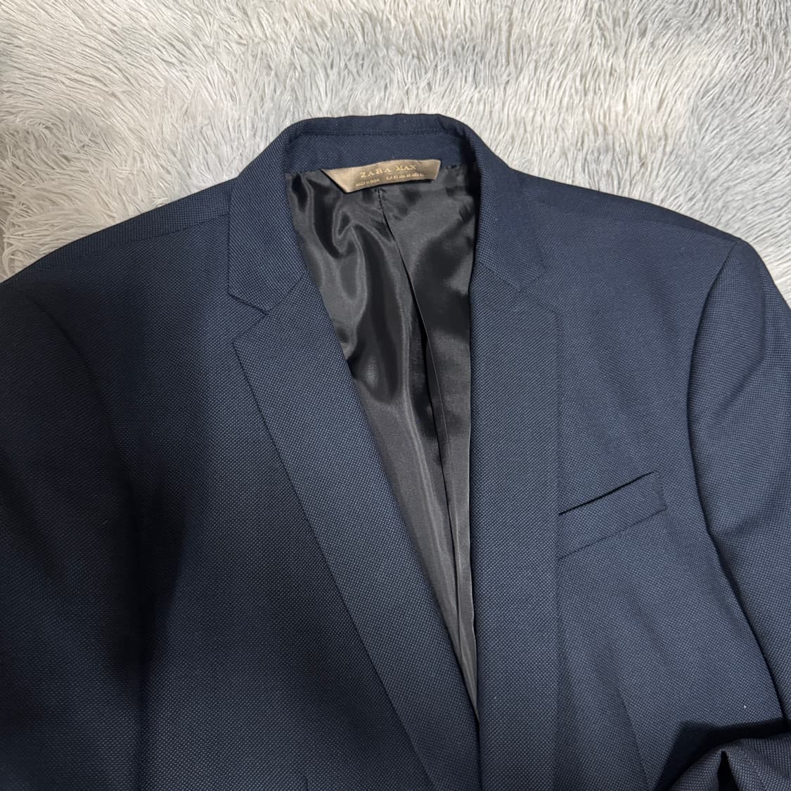 자라 맨 남성 수트셋업 정장세트 네이비 105 (XL) 사이즈 상품이미지2