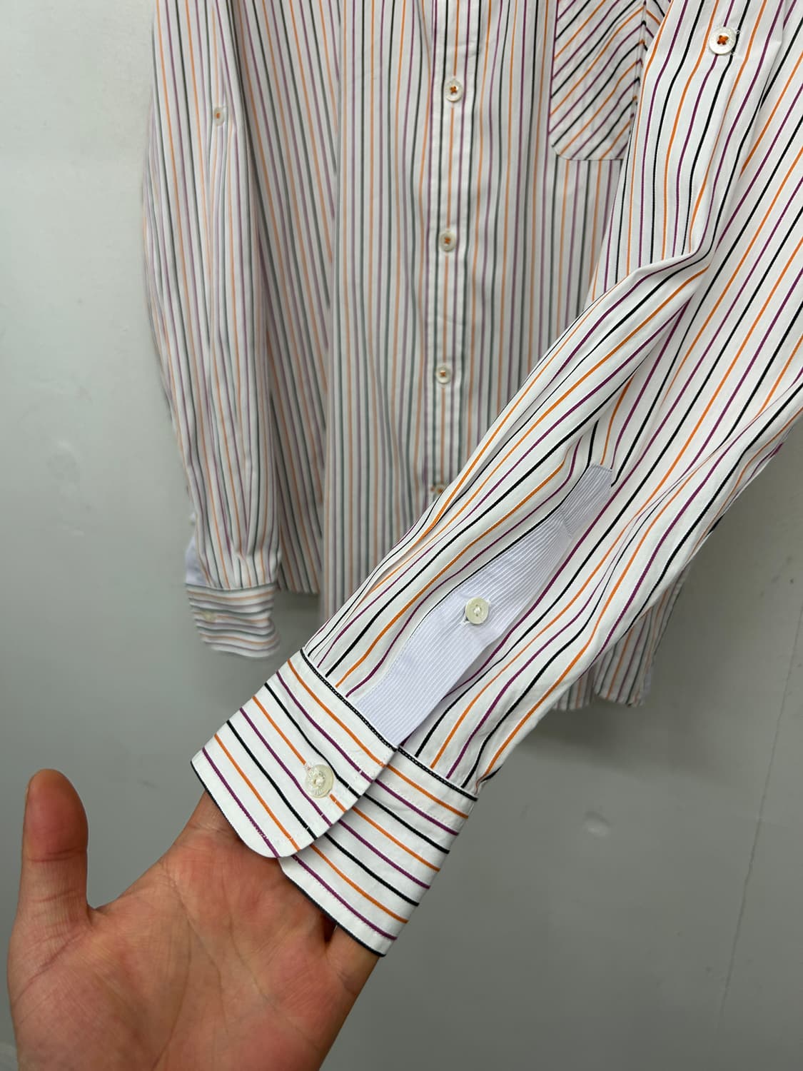 바라쿠타 스트라이프 셔츠 (재팬 메이드) 상품이미지3