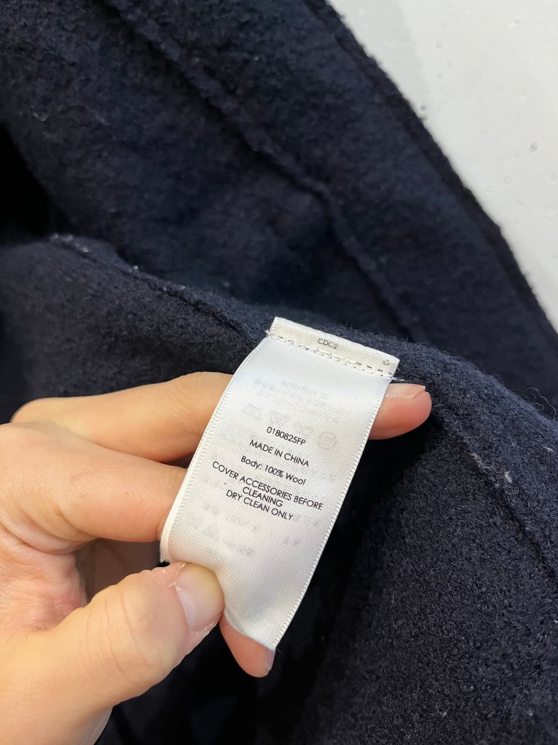 폴로 데님앤서플라이 울 더플코트 네이비 상품이미지6