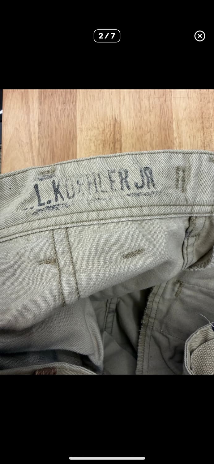 미군 초코칩 팬츠 상품이미지2