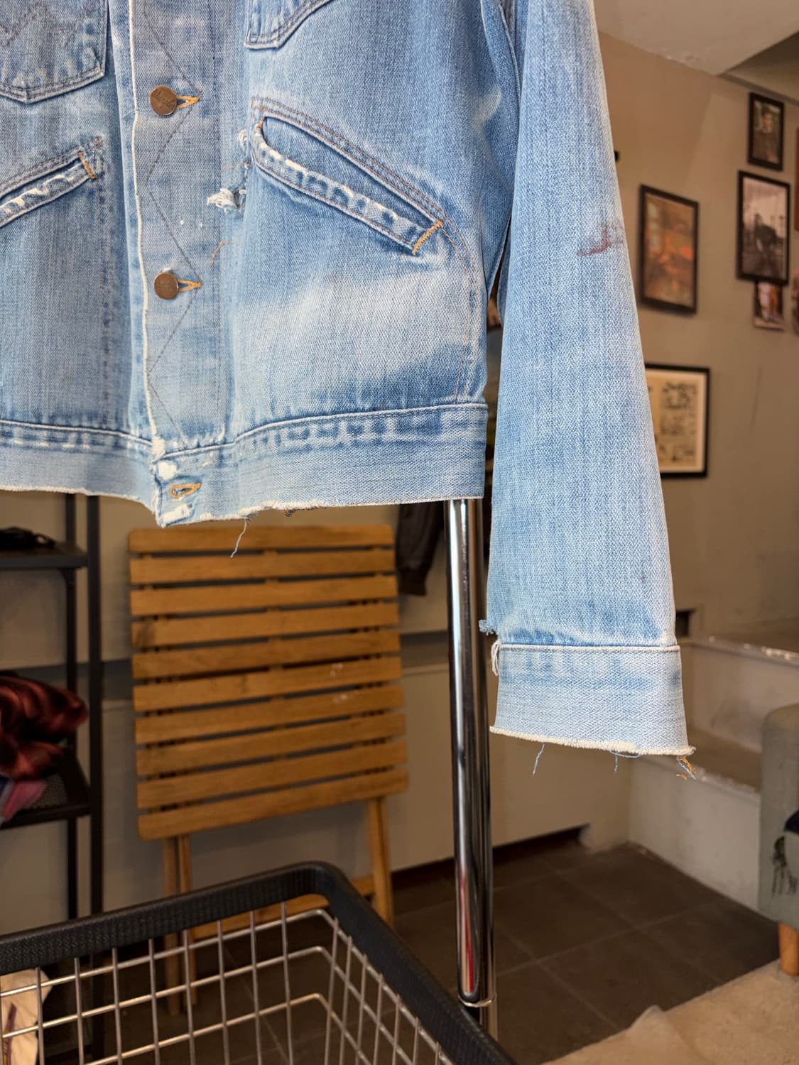 70-80‘s Wrangler 126MJ denim trucker  상품이미지8