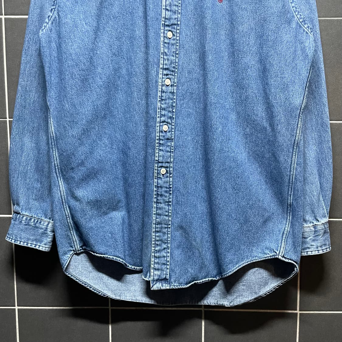 90s 폴로 랄프로렌 블레어 데님 셔츠 상품이미지4