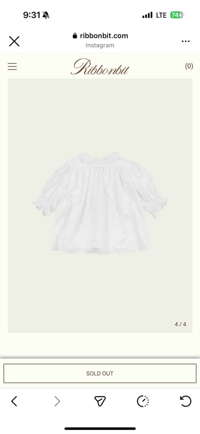 Ribbonbit rosie ruffle blouse 상품이미지4