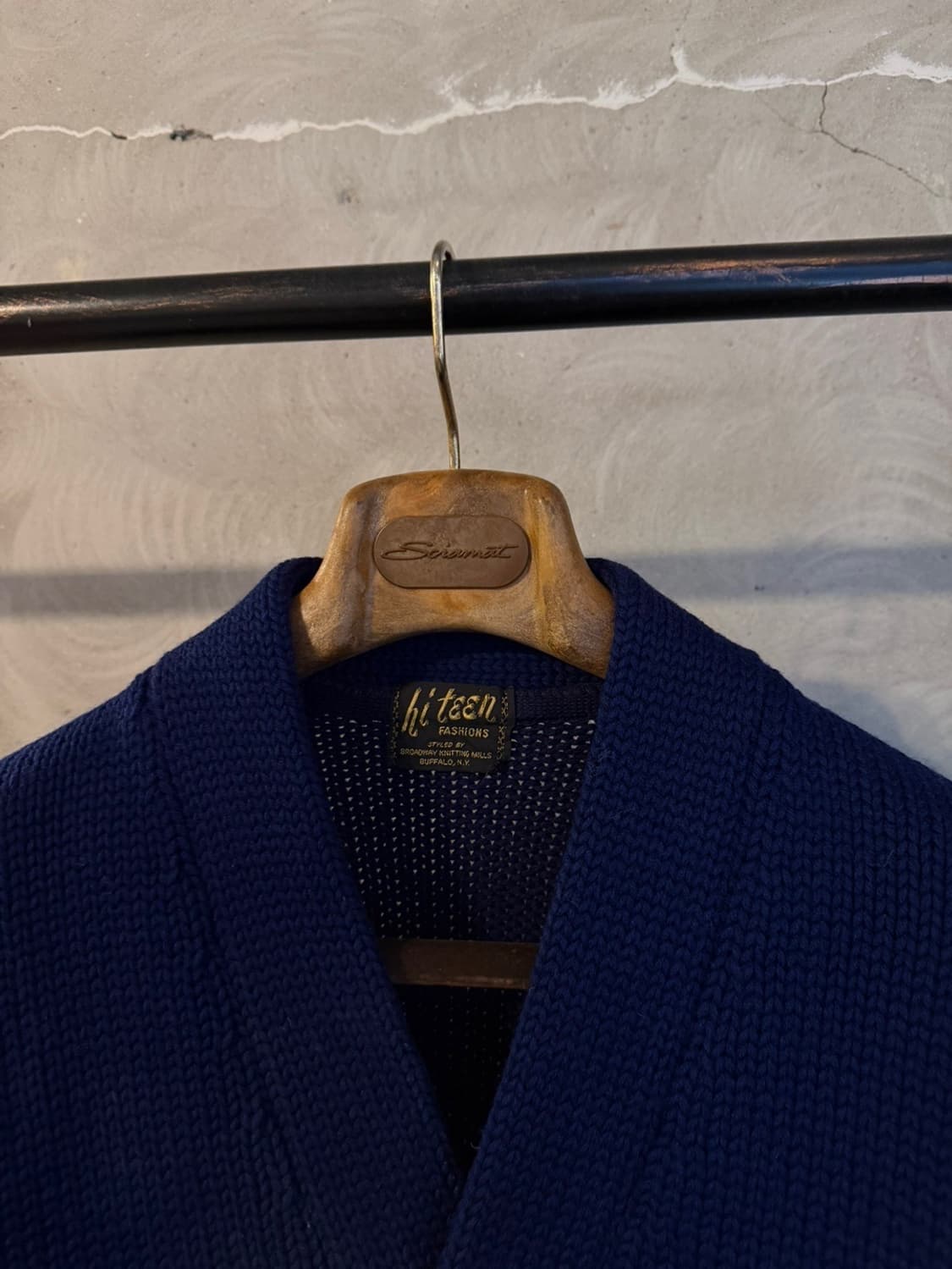 80s 브로드웨이 니팅 밀스 레터맨 가디건 100 상품이미지9