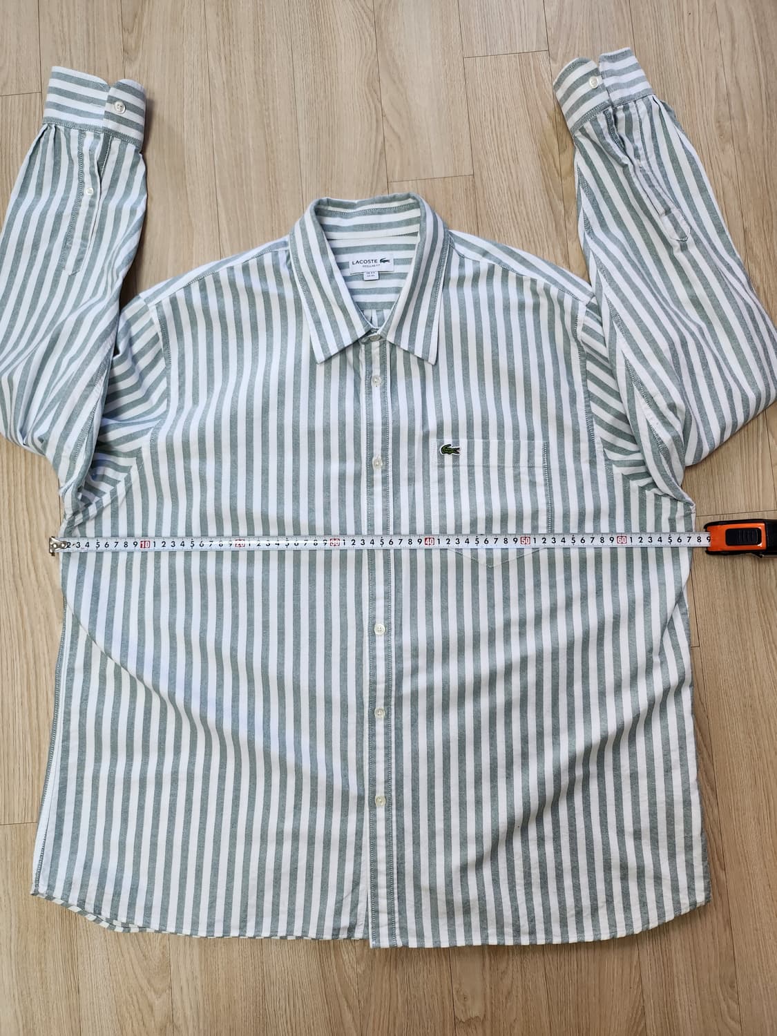 라코스테 스트라이프셔츠 (XL 상품이미지5