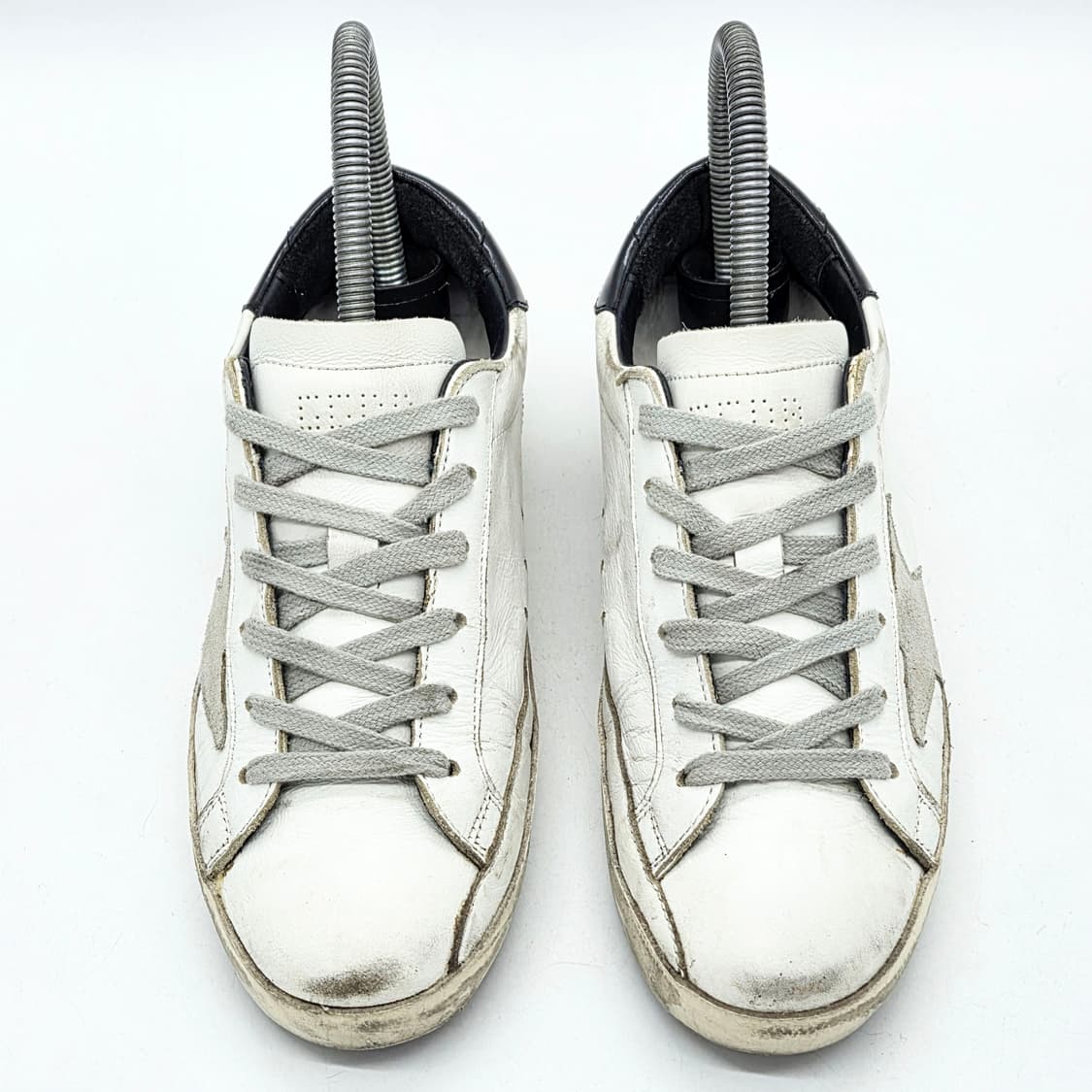  골든구스 우먼스 슈퍼스타 흰/검 (35)   상품이미지4