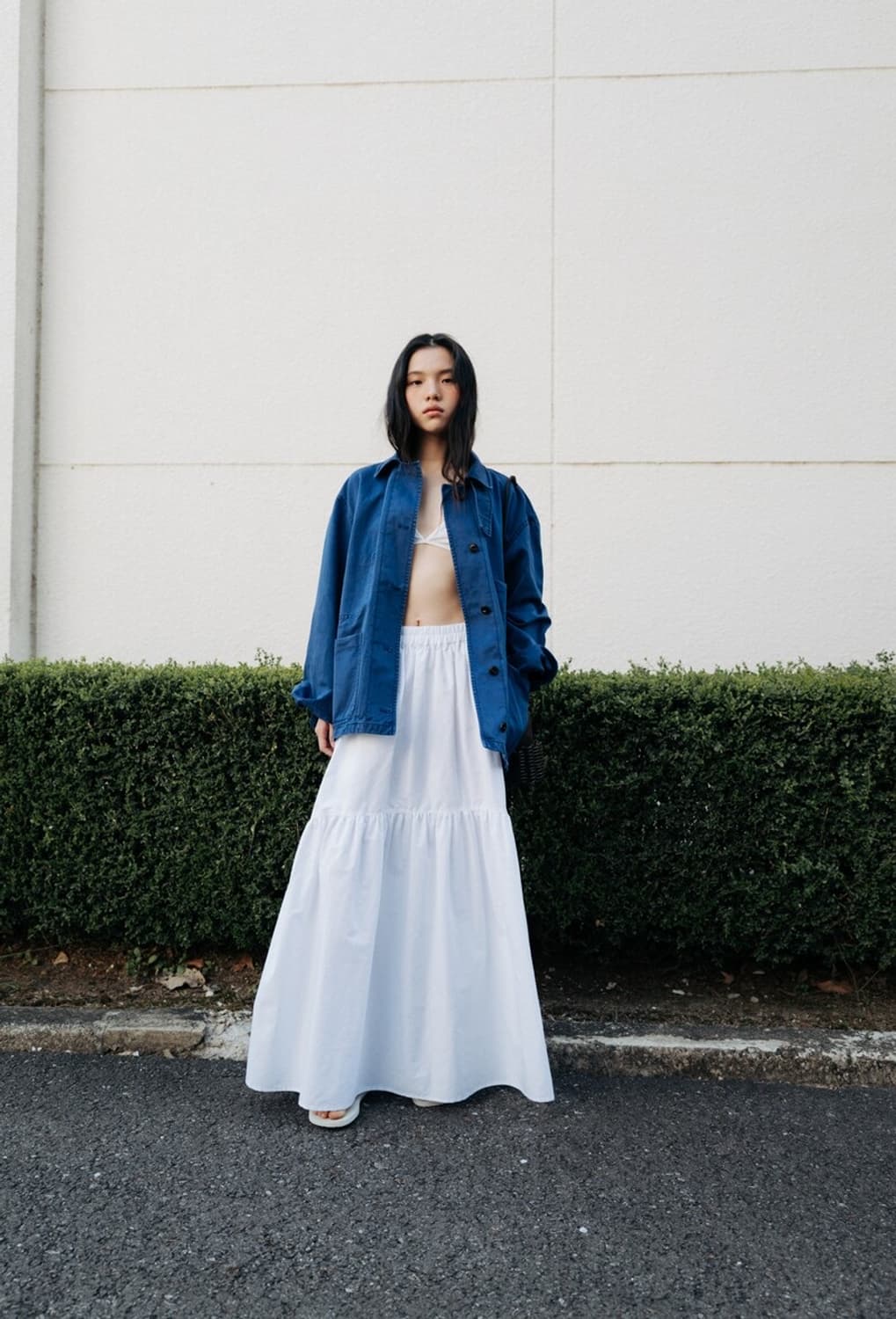 모노하 Cotton Dying Work Jacket (Blue) 상품이미지7