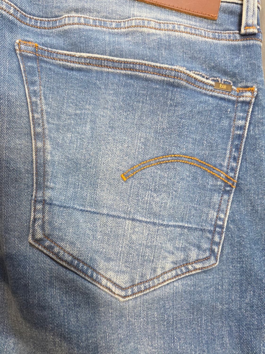 G-STAR RAW 청바지 블루 워싱 데님 팬츠(W32/L30) 상품이미지5