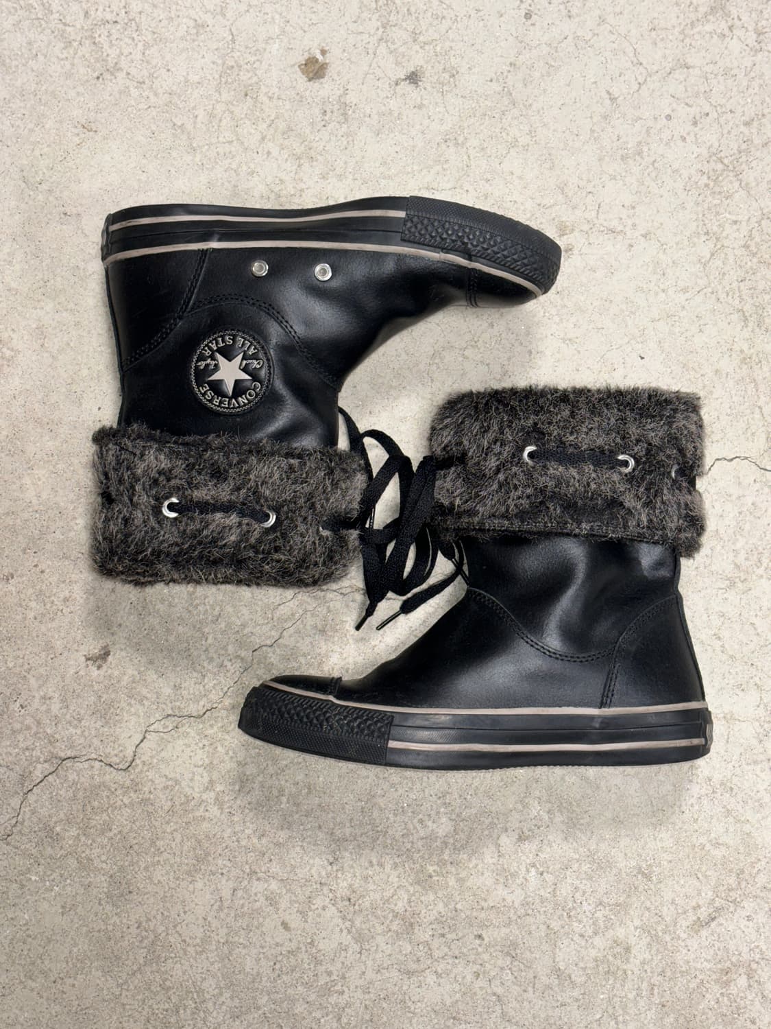 컨버스 레더 퍼 척테일러 하이 상품이미지10