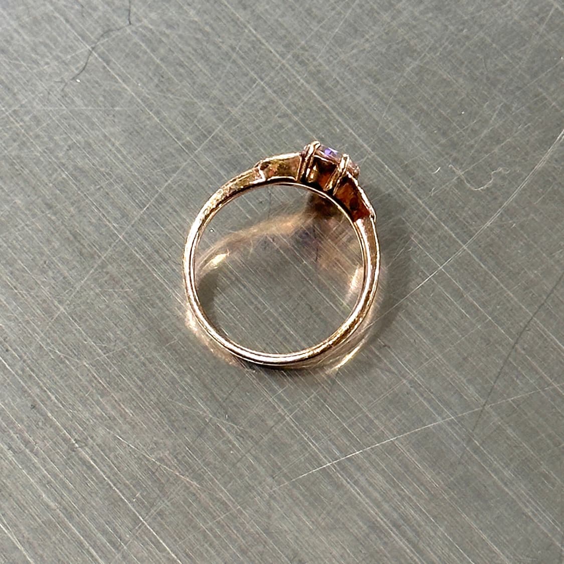 비비안웨스트우드 레이나 쁘띠 반지 핑크골드 상품이미지5