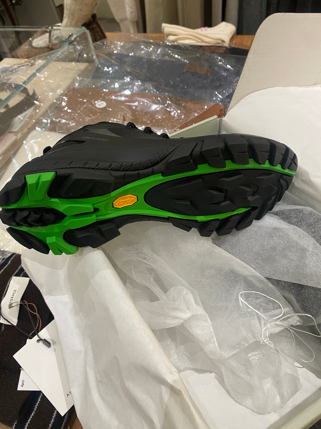 로우클래식 비브람 스니커즈 블랙250 상품이미지2