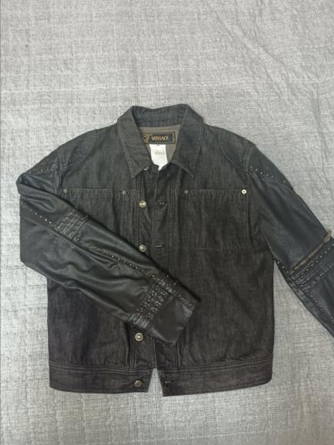 베르사체 04aw 스터드 레더자켓 상품이미지1