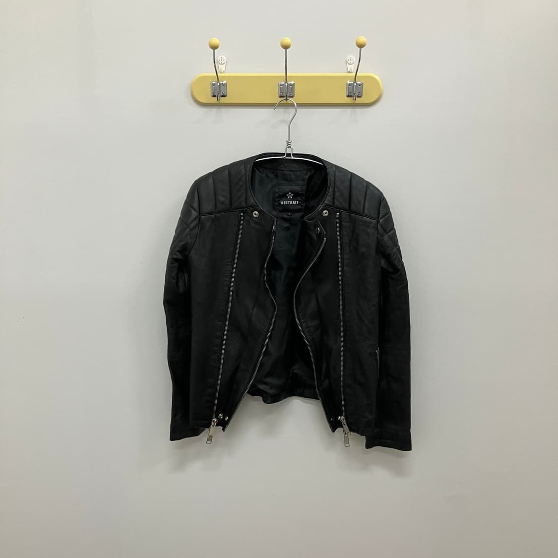 레브 트레이트 바이커 레더 자켓 상품이미지3