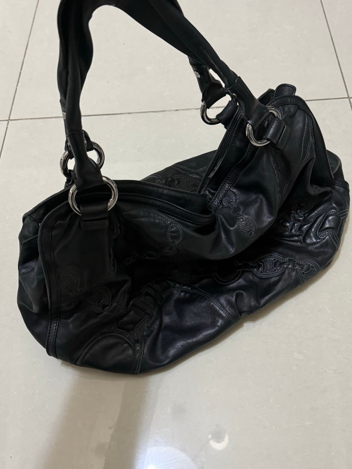 CELINE 셀린느 아카이브 트리옹프 레더백 상품이미지6