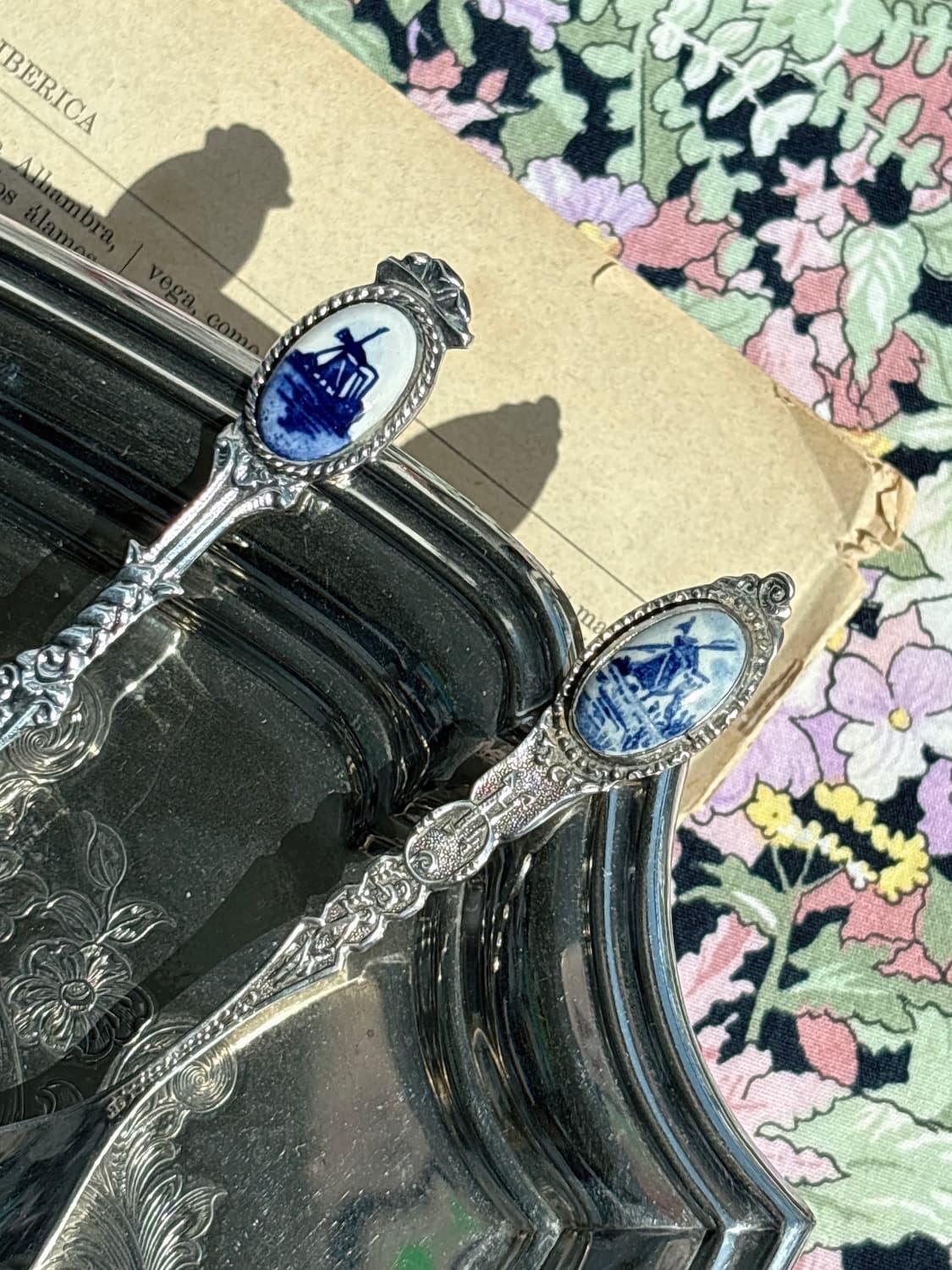 빈티지 델프트 실버플레이트 티스푼세트 상품이미지4