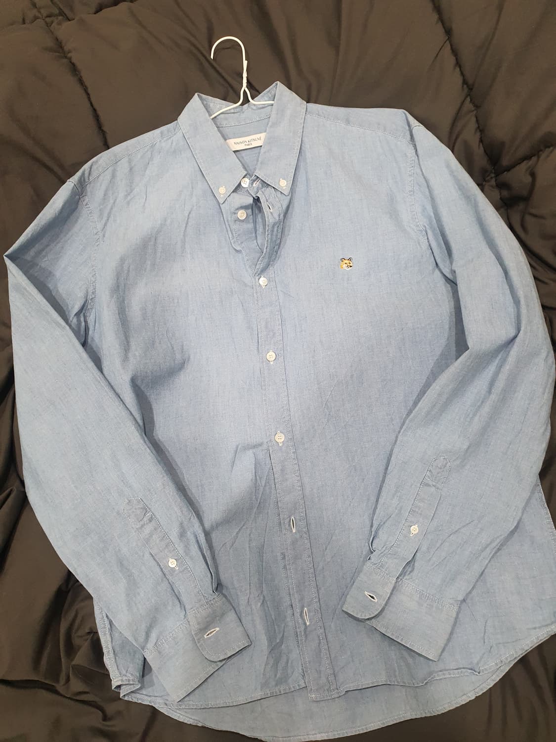 메종키츠네 클래식 폭스헤드셔츠 상품이미지1