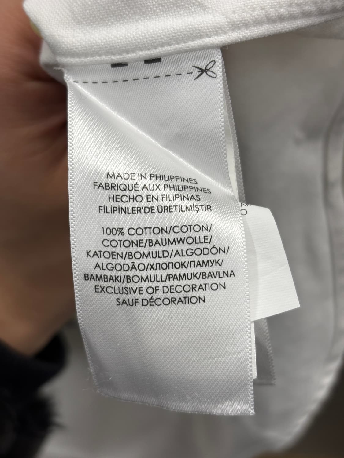 폴로 랄프로렌 베어 로고 화이트 긴팔 셔츠 S 상품이미지6