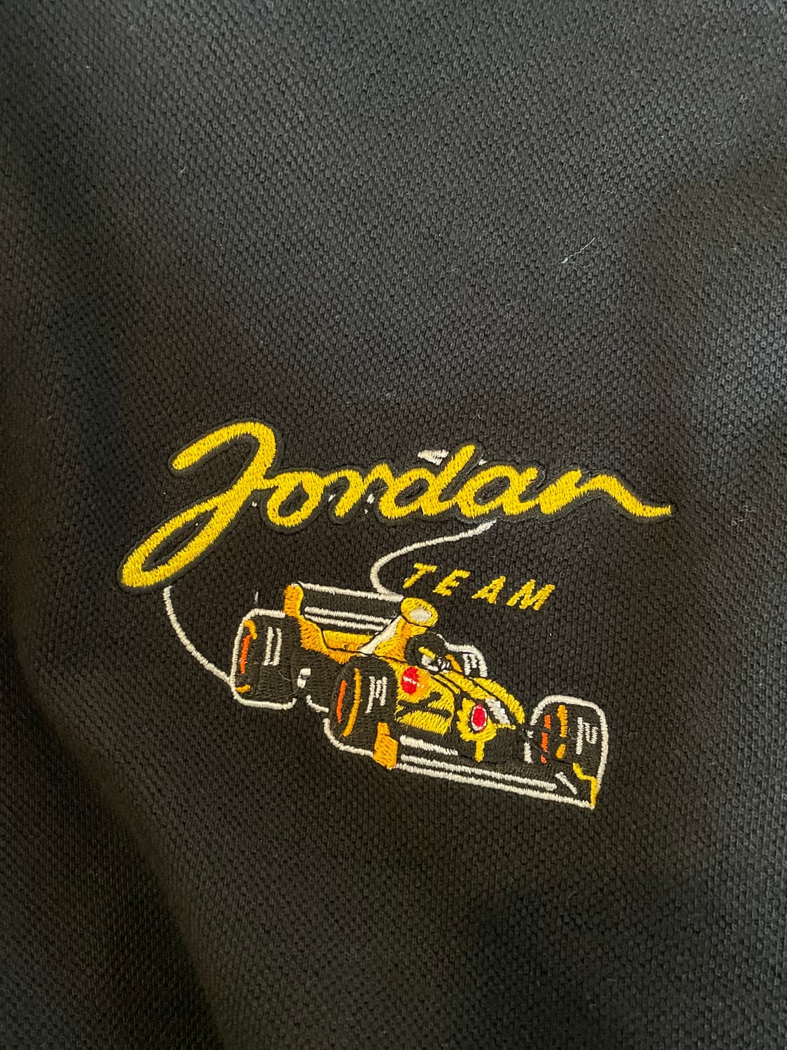 Jordan F1 팀 블랙 카라 티셔프 반팔 상품이미지3
