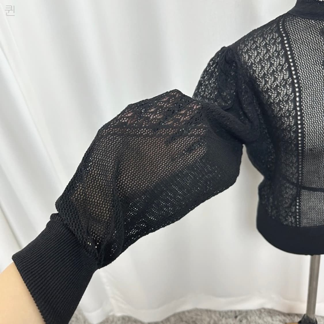 자라 여자 니트 시스루 블라우스 L (미착용새제품) 상품이미지9