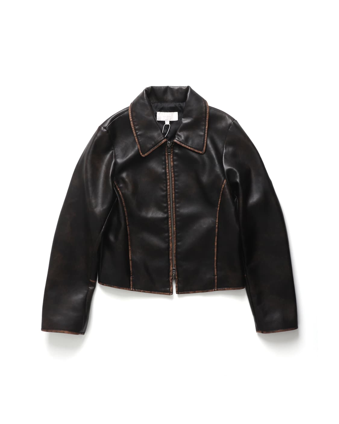 MOUSSY Faux Leather Minimal Jacket 상품이미지1