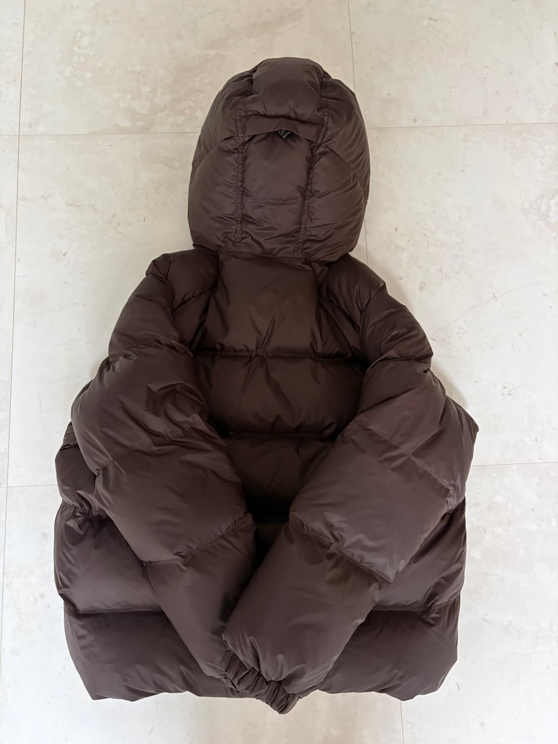 아르켓 스포티 다운 자켓 다크브라운 상품이미지2