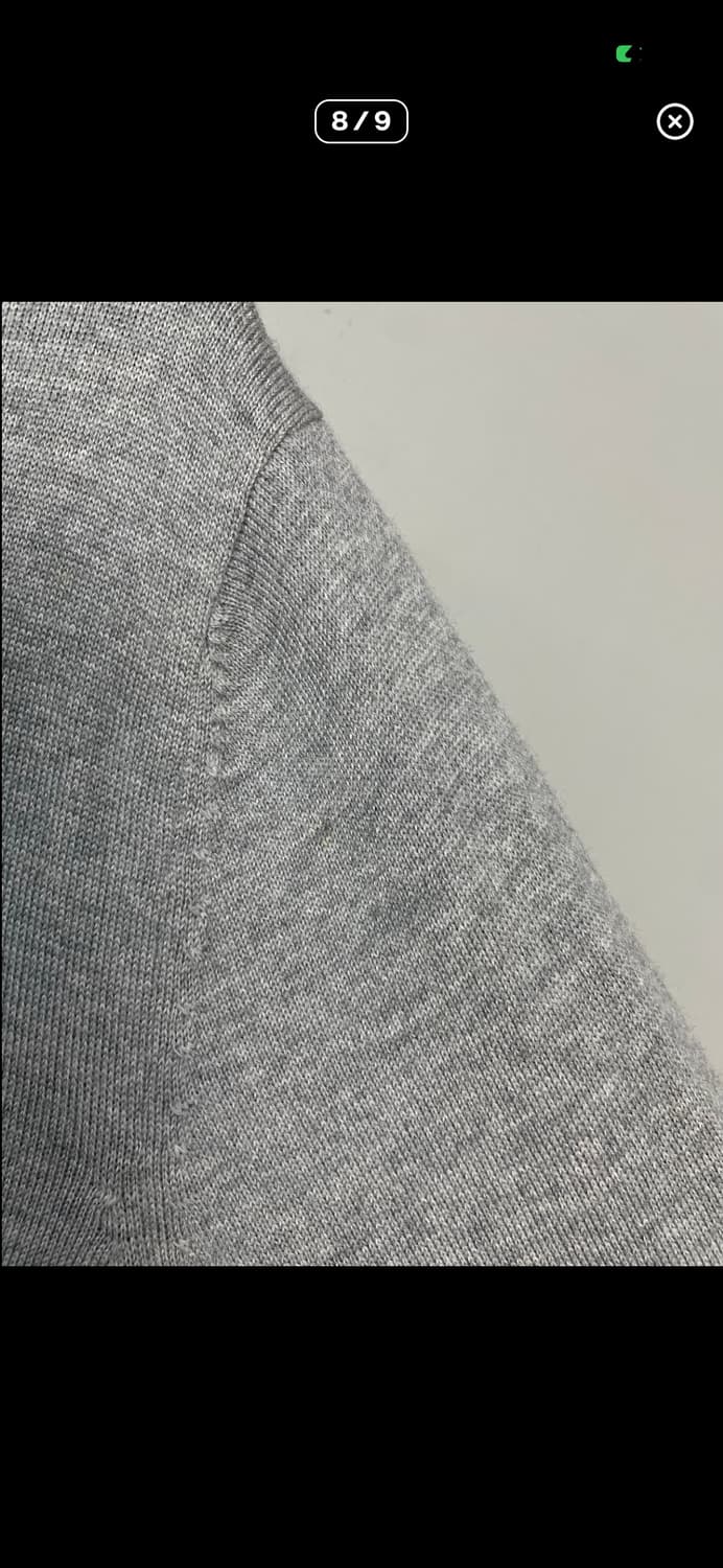 메종키츠네 폭스패치 그레이 가디건 A3590 상품이미지8