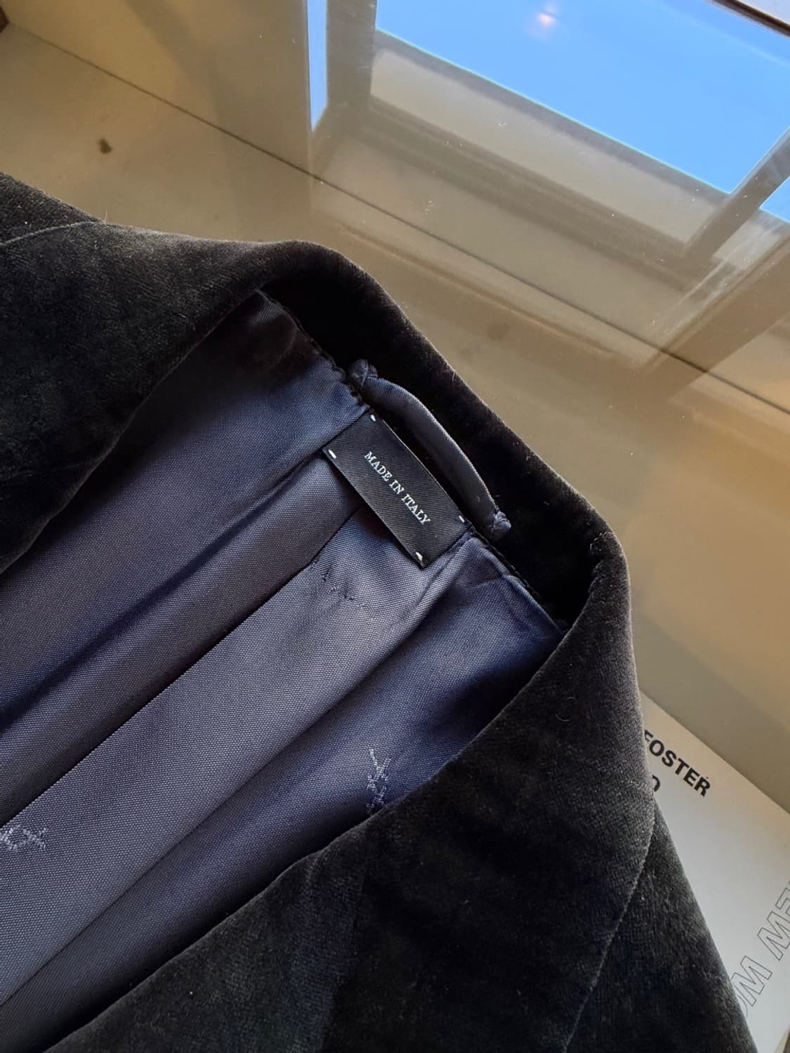 에르메네질도 제냐 꾸띄르 블랙와치 벨루어 자켓 95 상품이미지7