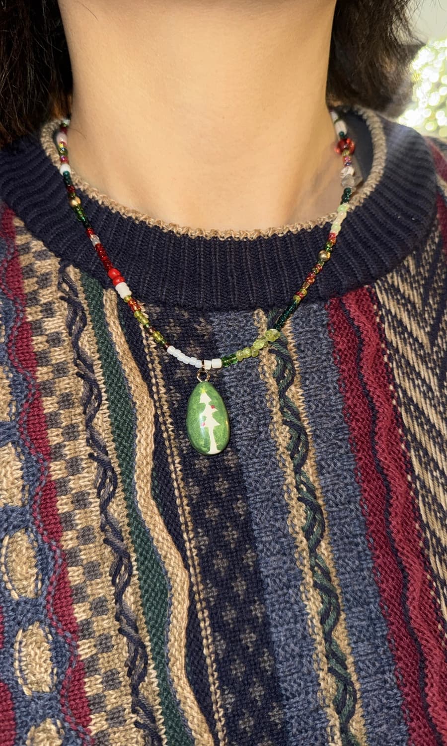 크리스마스 에디션 트리목걸이(온기only one) 상품이미지1