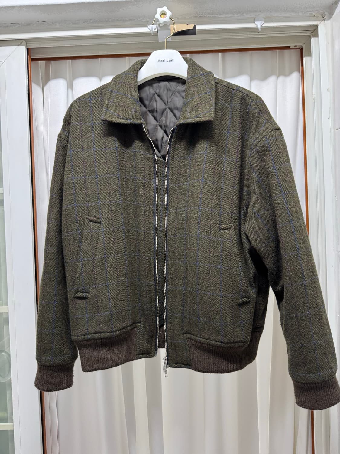 홀리선 메이너 트위드 블루종 / 올리브/ M 상품이미지3